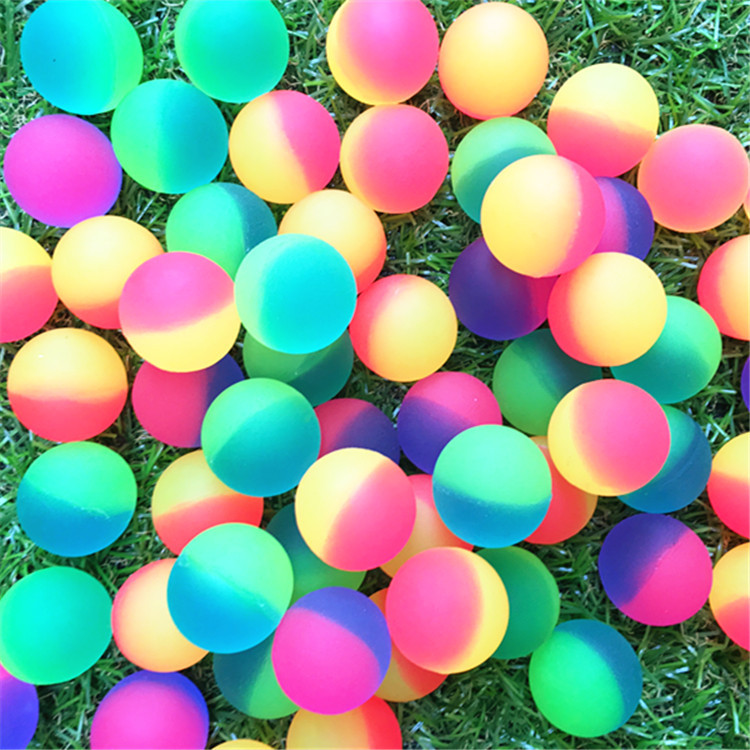 No. 27 Mixed Rubber Bouncy Ball Colorful Fun Park Haidilao Floating Toys 25mm Children Bouncing Ball Wholesale