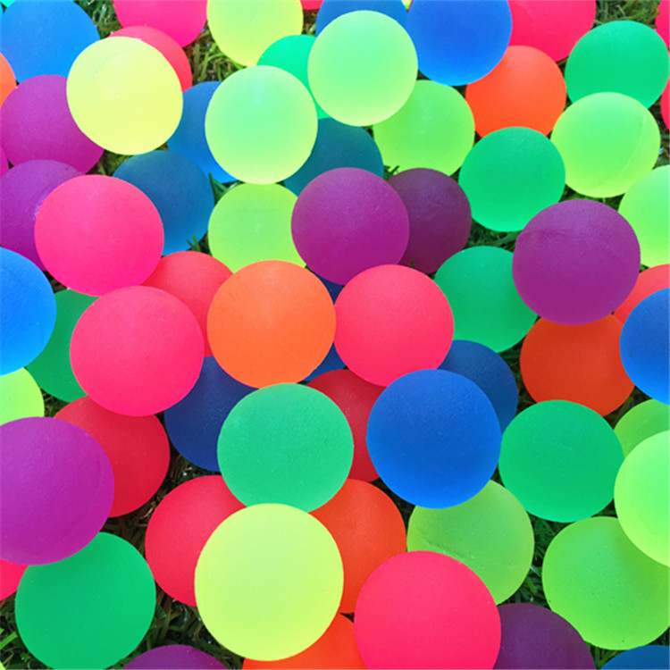 No. 27 Mixed Rubber Bouncy Ball Colorful Fun Park Haidilao Floating Toys 25mm Children Bouncing Ball Wholesale