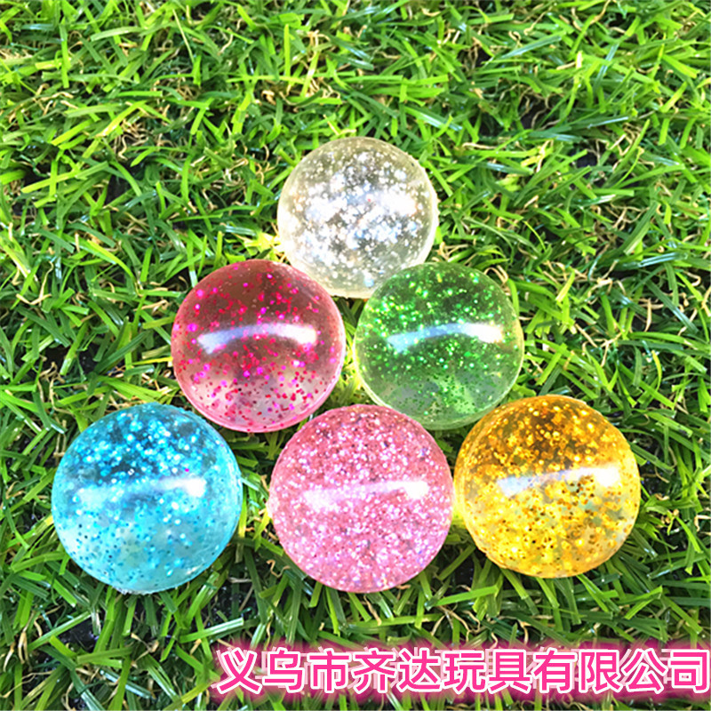 No. 27 Mixed Rubber Bouncy Ball Colorful Fun Park Haidilao Floating Toys 25mm Children Bouncing Ball Wholesale