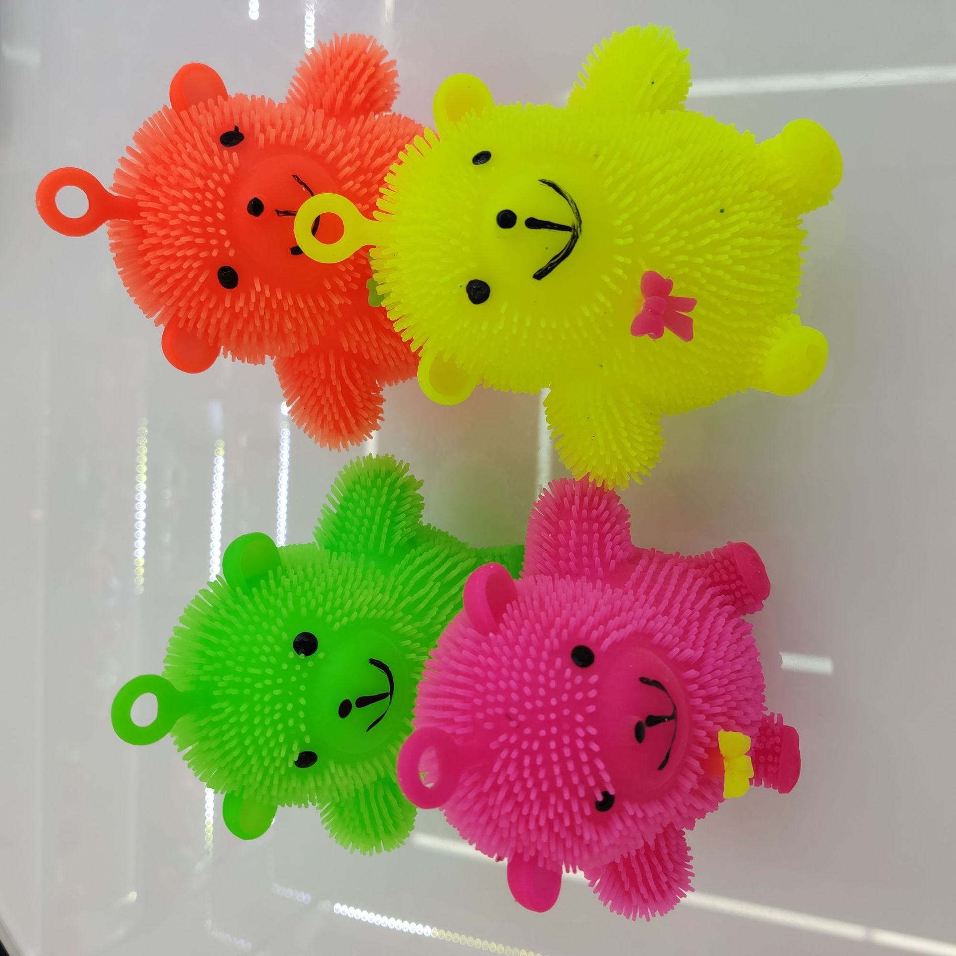 Bear Bear flash fur ball sit Bear bow tie Bear fur ball shine fur ball soft glue release bouncy ball Bear Bear flash fur ball sit Bear bow tie Bear fur ball shine fur ball soft glue release bouncy ball
