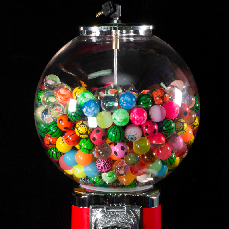 No. 32 Elastic Ball 100 Yiwu Stall Children Toy Ball Solid Bouncy Ball One Yuan Gashapon Machine Bouncing Ball