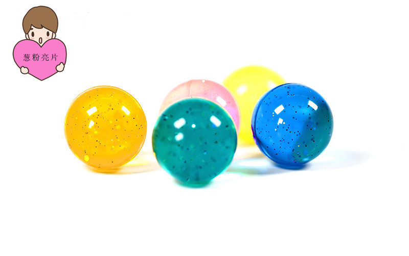 No. 32 Elastic Ball 100 Yiwu Stall Children Toy Ball Solid Bouncy Ball One Yuan Gashapon Machine Bouncing Ball