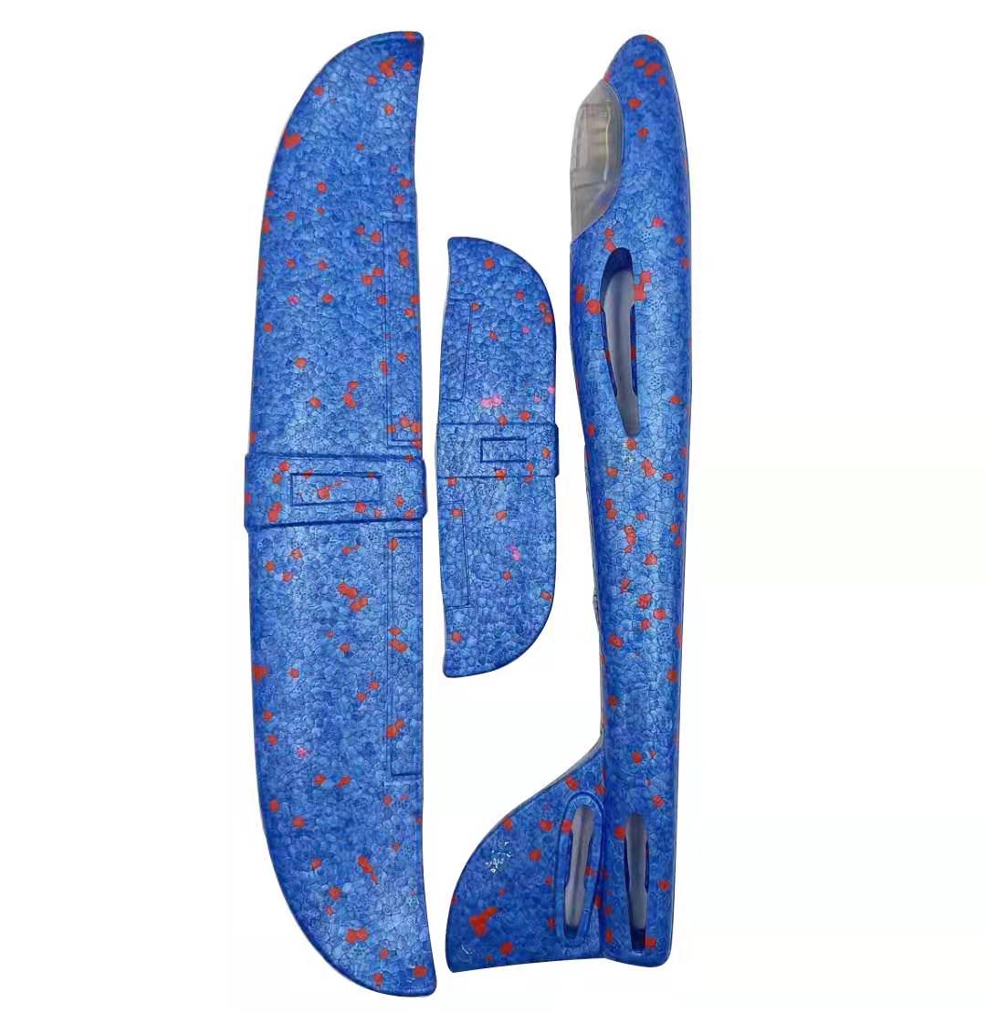 Factory Wholesale Toy Model Bubble Plane 38cm Hand Throw Plane Model Airplane Children Glider Luminous Toys