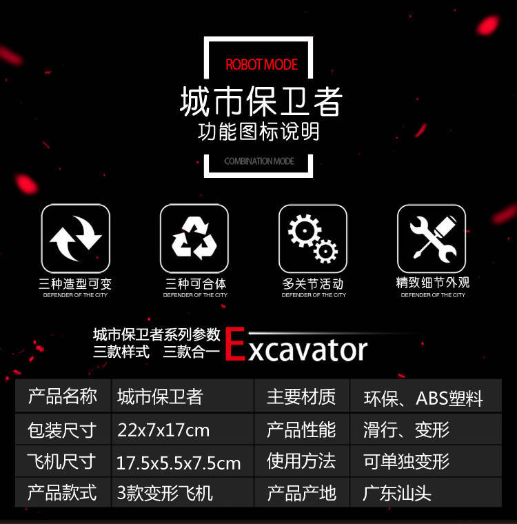 Children's transformers toy plane model fire engine police car military fit robot toy set boy