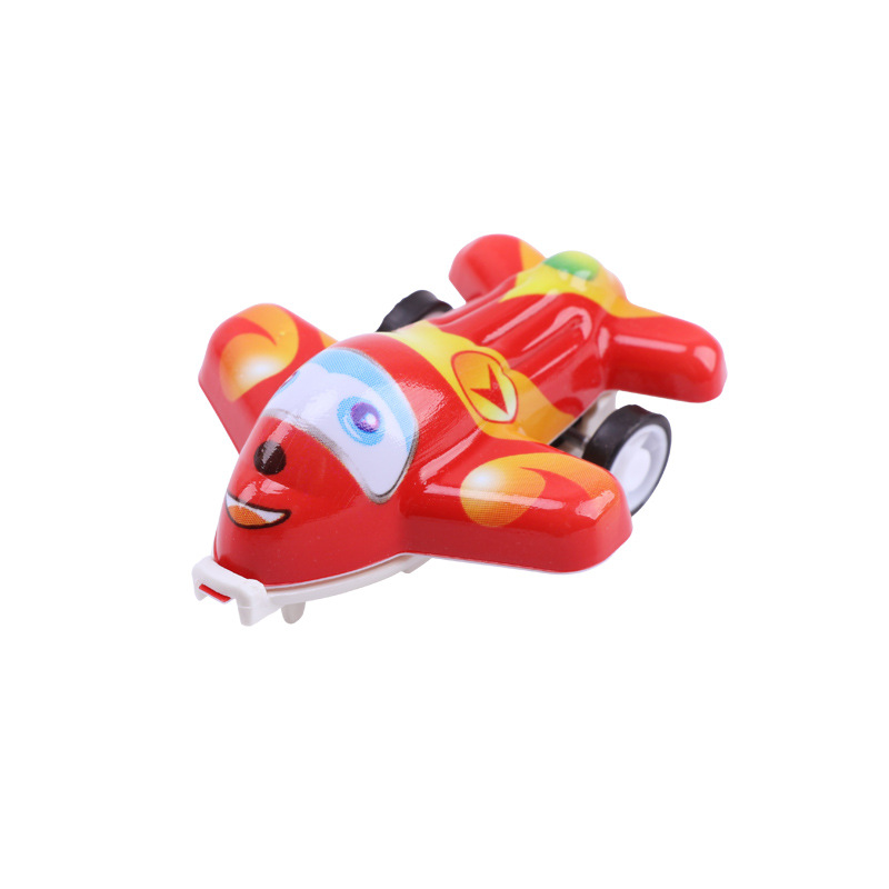 Children's Cartoon Mini Warrior Small Plane Children's Simulation Warrior Fighter Model Toy Stall Hot Sale