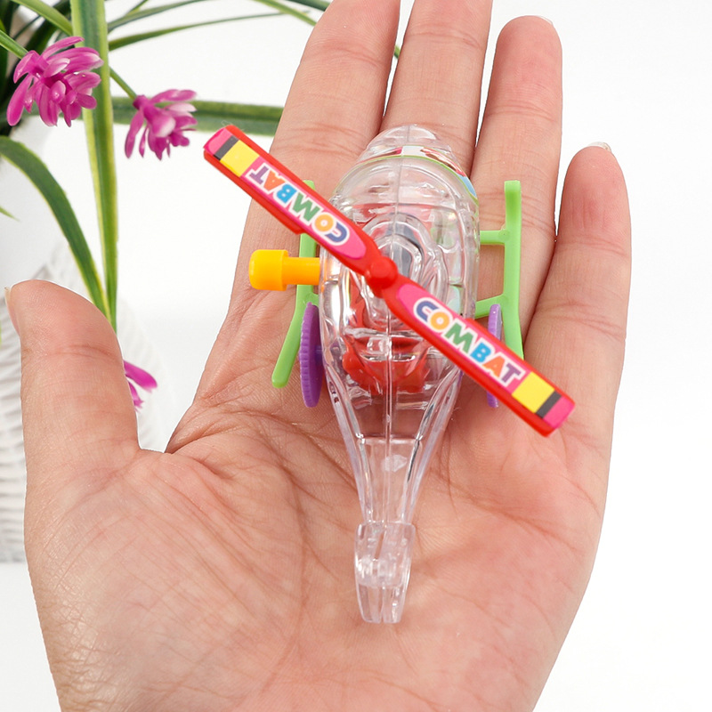 New Exotic Creative Wind-up Spring Toy Plane Kindergarten Birthday Gift Children&#039;s Toy Supply