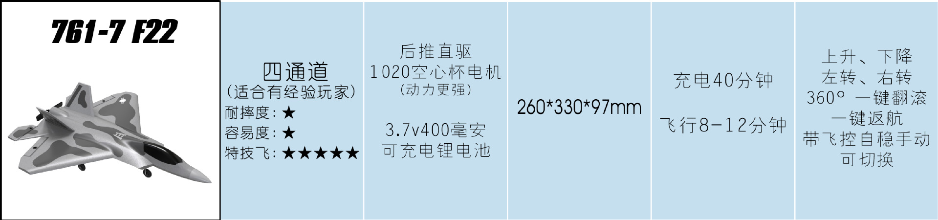 Cross-Border Volantexrc Remote Control Aircraft Electric Toy Aircraft Four-Channel Stunt Model Aircraft Remote Control Bubble Plane