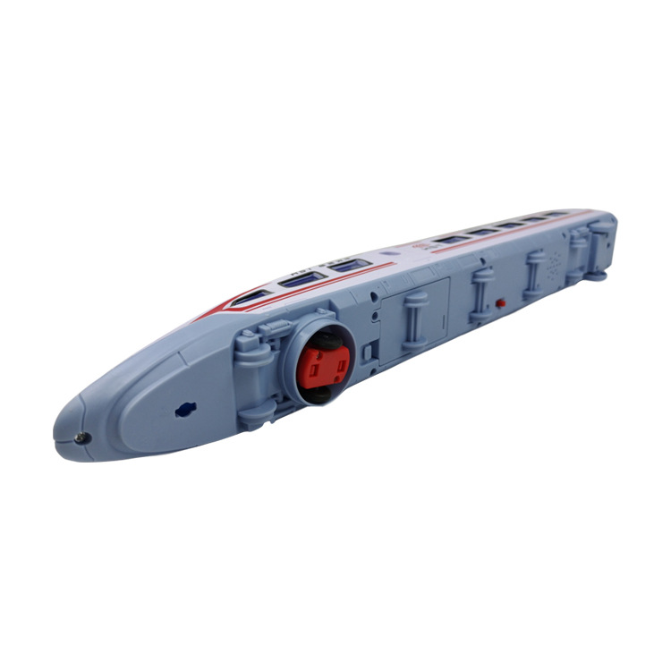 Children's Electric Universal Wheel CRH Harmony Locomotive Toy Light Music Simulation High-Speed Rail Motorcoach Train Model