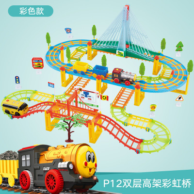 Thomas Variety Track Train Children's Toy Boy Electric Track Car Assembly DIY Toy Set