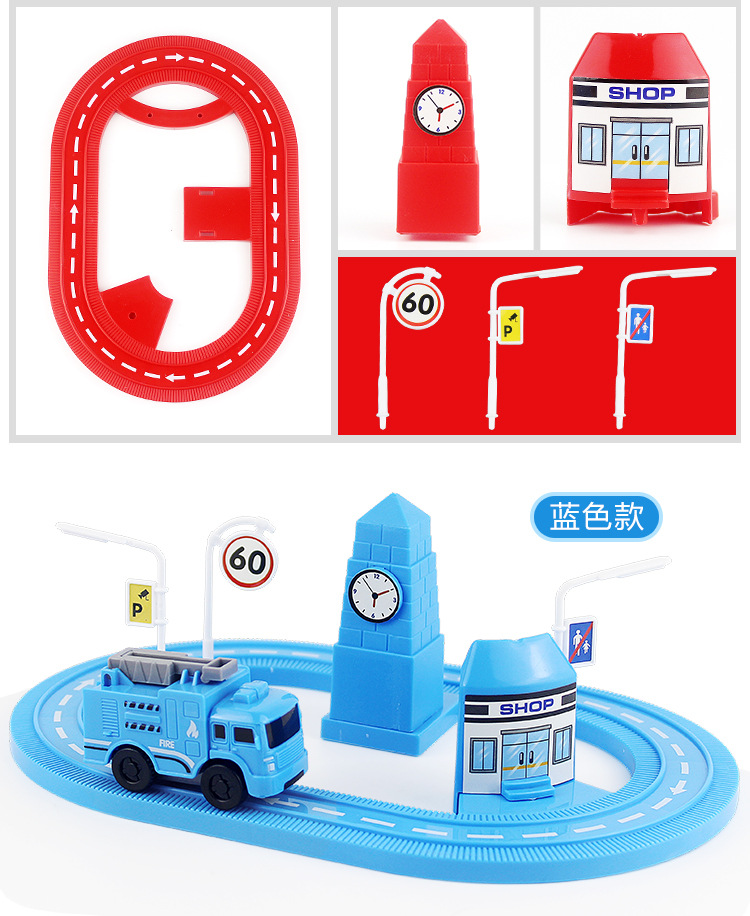 Cheng Locus Wind-up Spring Rail Car Toy High-Speed Rail Car CRH Harmony Train Set Puzzle Boy Winding Cheng Locus Wind-up Spring Rail Car Toy High-Speed Rail Car CRH Harmony Train Set Puzzle Boy Winding