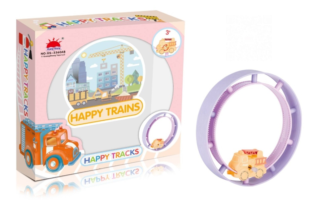 Cartoon Winding Small Train Track Toy Rolling Track Clockwork Plastic Stall Children's Creative Toys Wholesale Cartoon Winding Small Train Track Toy Rolling Track Clockwork Plastic Stall Children's Creative Toys Wholesale