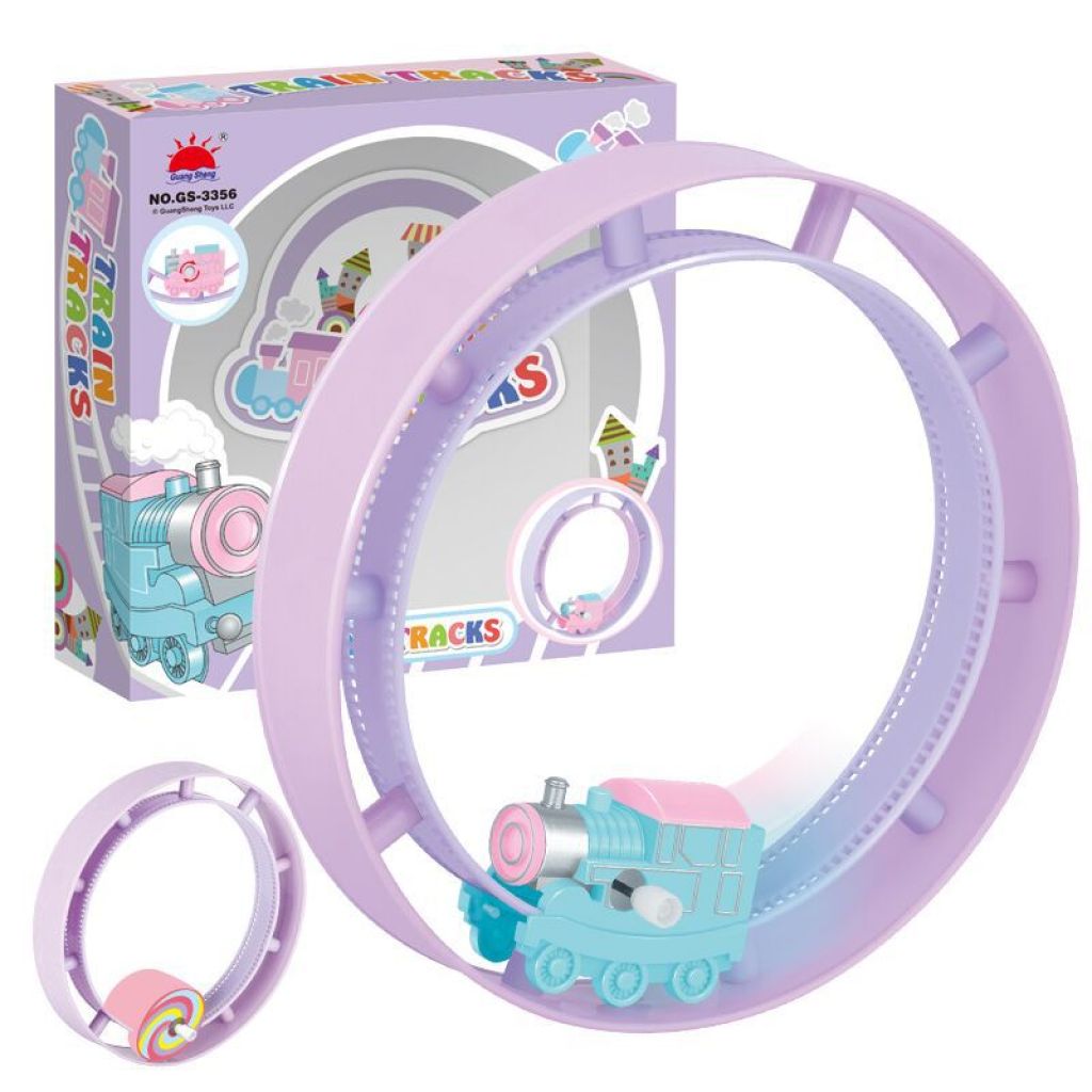 Cartoon Winding Small Train Track Toy Rolling Track Clockwork Plastic Stall Children's Creative Toys Wholesale Cartoon Winding Small Train Track Toy Rolling Track Clockwork Plastic Stall Children's Creative Toys Wholesale