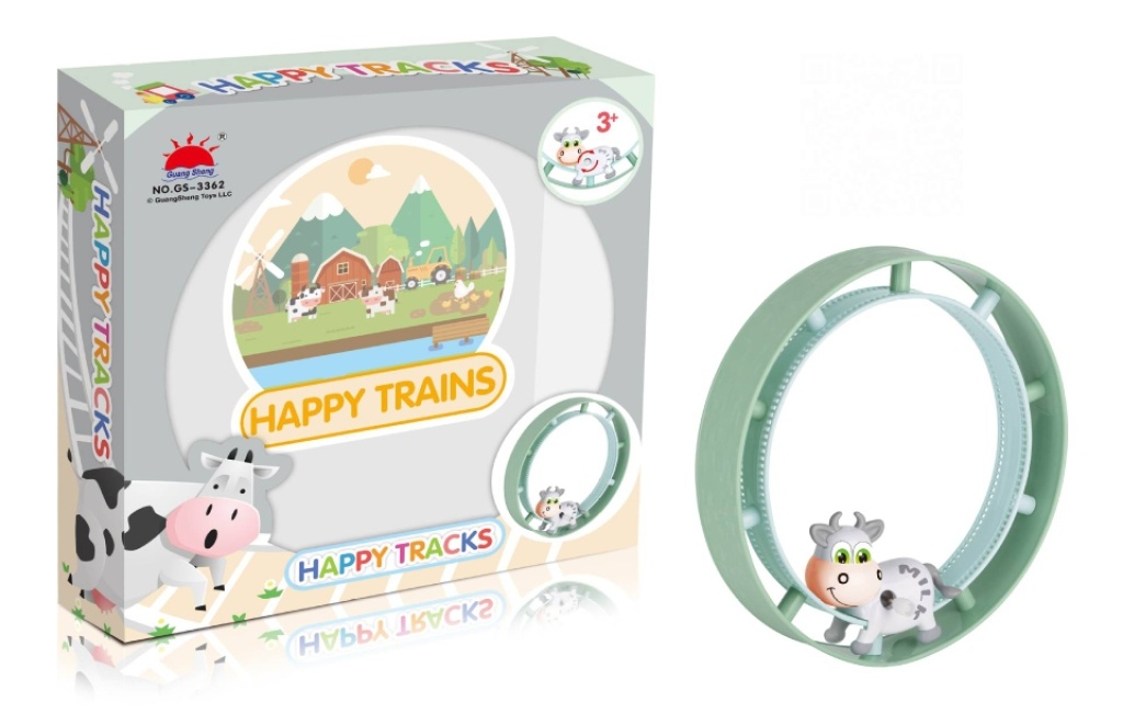 Cartoon Winding Small Train Track Toy Rolling Track Clockwork Plastic Stall Children's Creative Toys Wholesale Cartoon Winding Small Train Track Toy Rolling Track Clockwork Plastic Stall Children's Creative Toys Wholesale