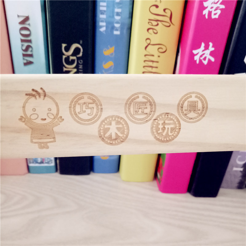 Qiaogaopeng Oversized Solid Wood Train Whistle Whining Wooden Whistle Children&#039;s Educational Wooden Stall Toy