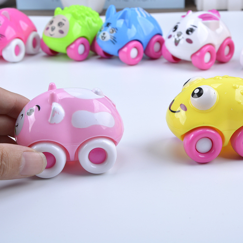 Magnetic Toy Car Children Play House Magnetic Car Sliding Train Can Absorb Cartoon Bumper Car Kindergarten