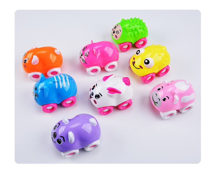 Magnetic Toy Car Children Play House Magnetic Car Sliding Train Can Absorb Cartoon Bumper Car Kindergarten