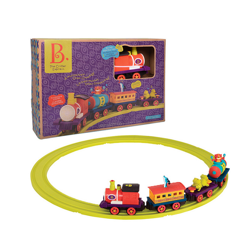 B. B. Toys Happy Band Special Train Children&#039;s Electric Track Train Toy Sound and Light Car
