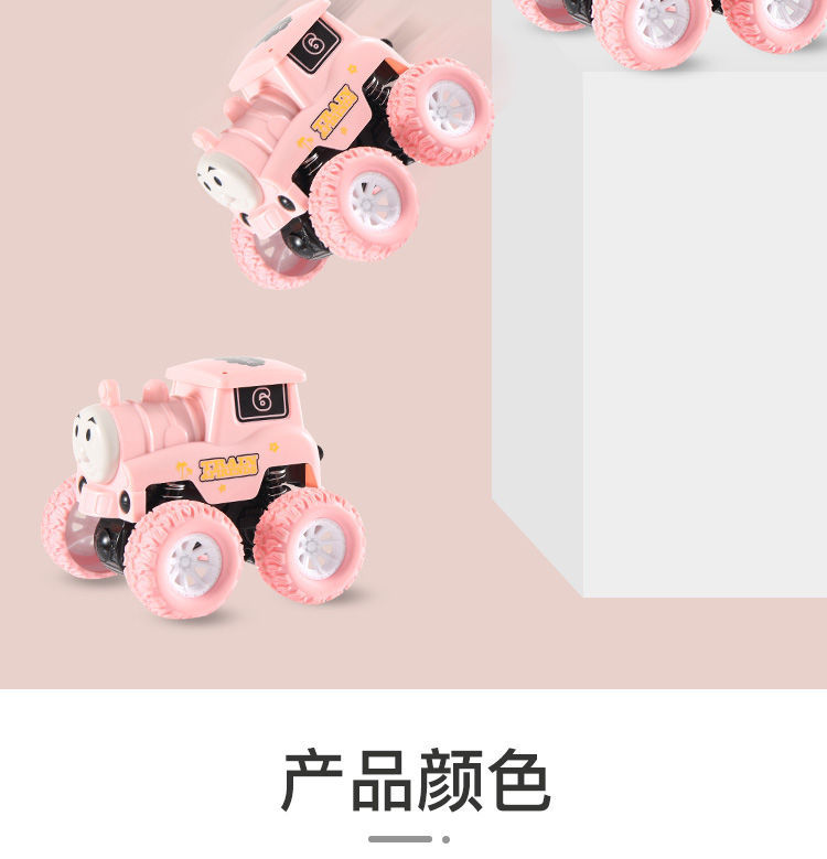 Thomas the Little train toy car track inertial four-wheel-drive SUV children's puzzle model car shock absorbers resistant to fall