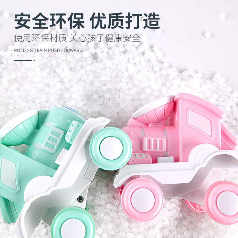 One Piece Dropshipping Best-Seller on Douyin Press Stunt Tilting Small Train Children&#039;s Rolling Locomotive Boys and Girls Toy Car