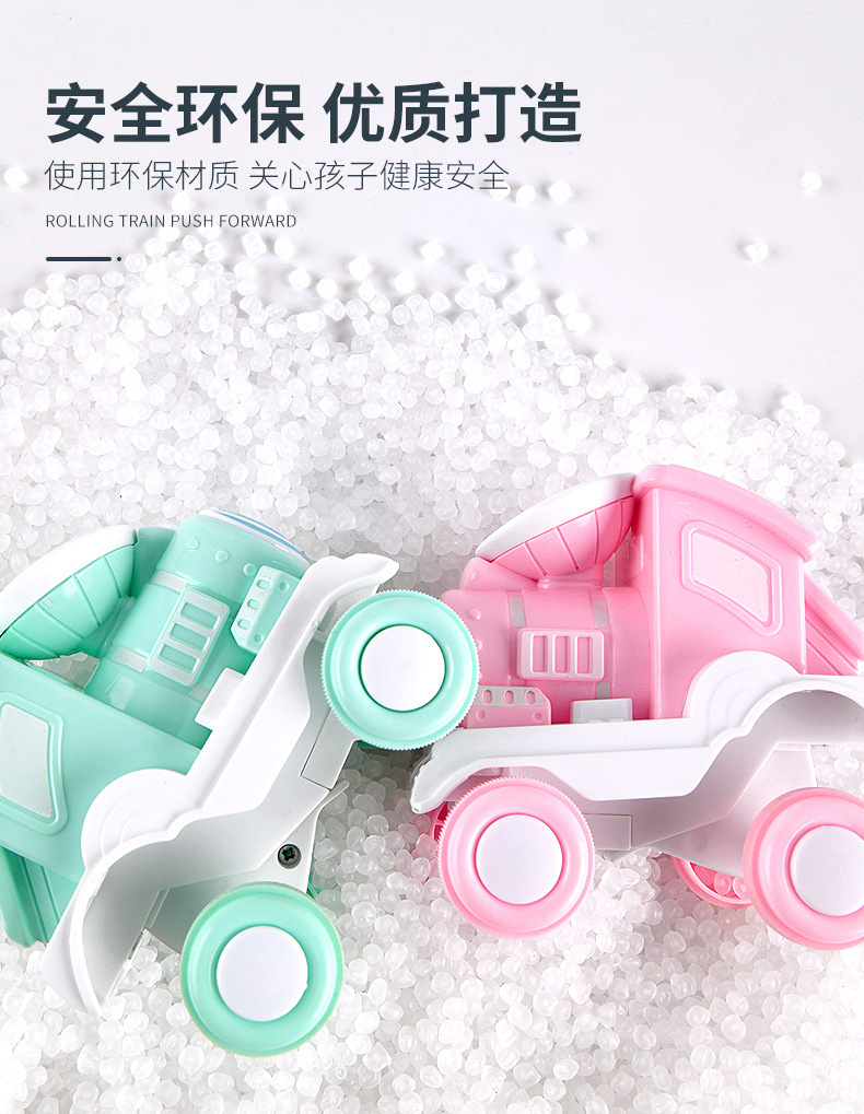 One Piece Dropshipping Best-Seller on Douyin Press Stunt Tilting Small Train Children's Rolling Locomotive Boys and Girls Toy Car
