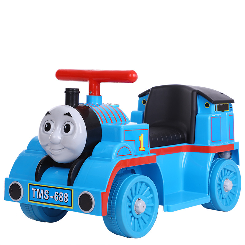 New Electric Train Can Sit Children&#039;s Electric Motor Children Boys and Girls Toy Car Four-Wheel Car
