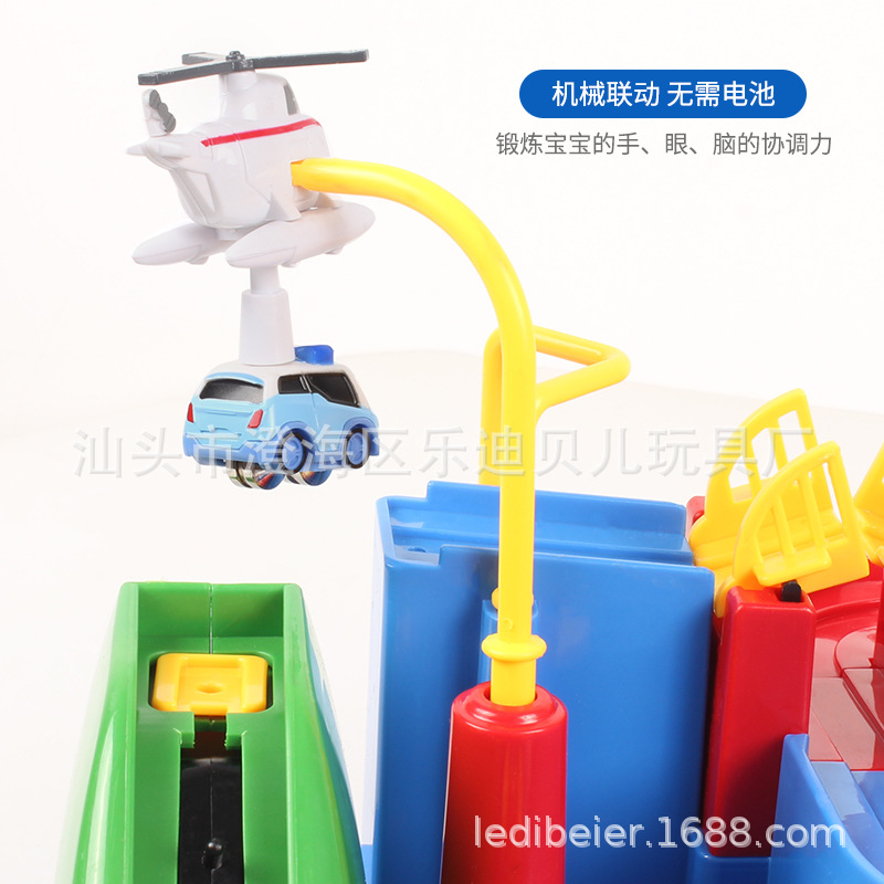 Douyin Toy Car Entrance Adventure Rail Car Children&#039;s Puzzle Girl&#039;s and Boy&#039;s Small Train New Year Gift 3 Years Old 6 Years Old