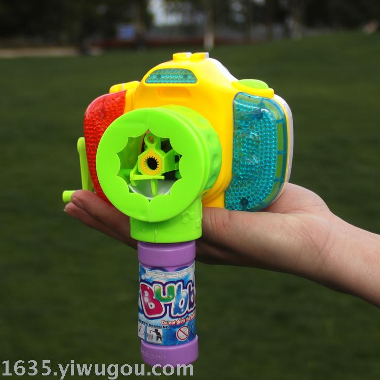 Children hand camera bubble gun blowing bubble machine camera toy lighting music wholesale Children hand camera bubble gun blowing bubble machine camera toy lighting music wholesale