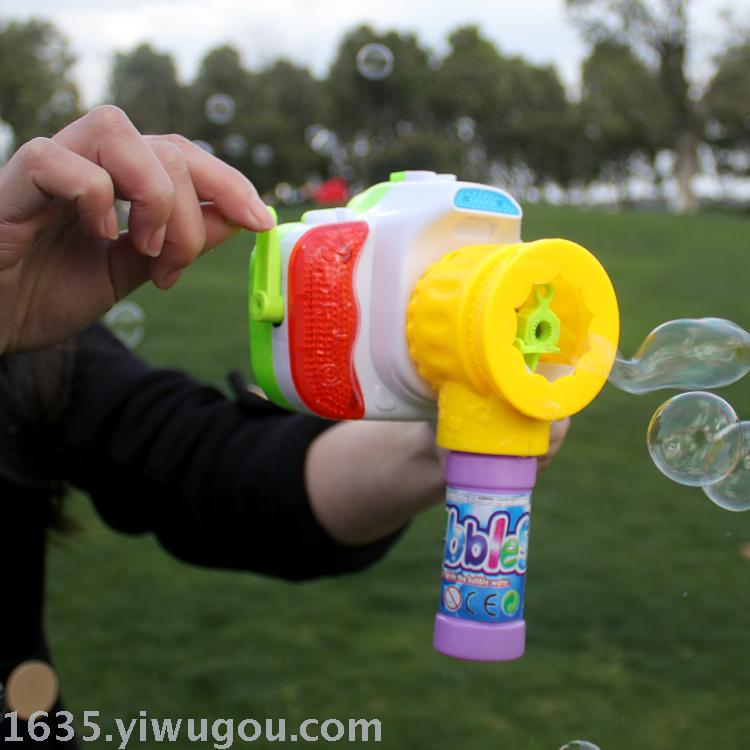 Children hand camera bubble gun blowing bubble machine camera toy lighting music wholesale Children hand camera bubble gun blowing bubble machine camera toy lighting music wholesale
