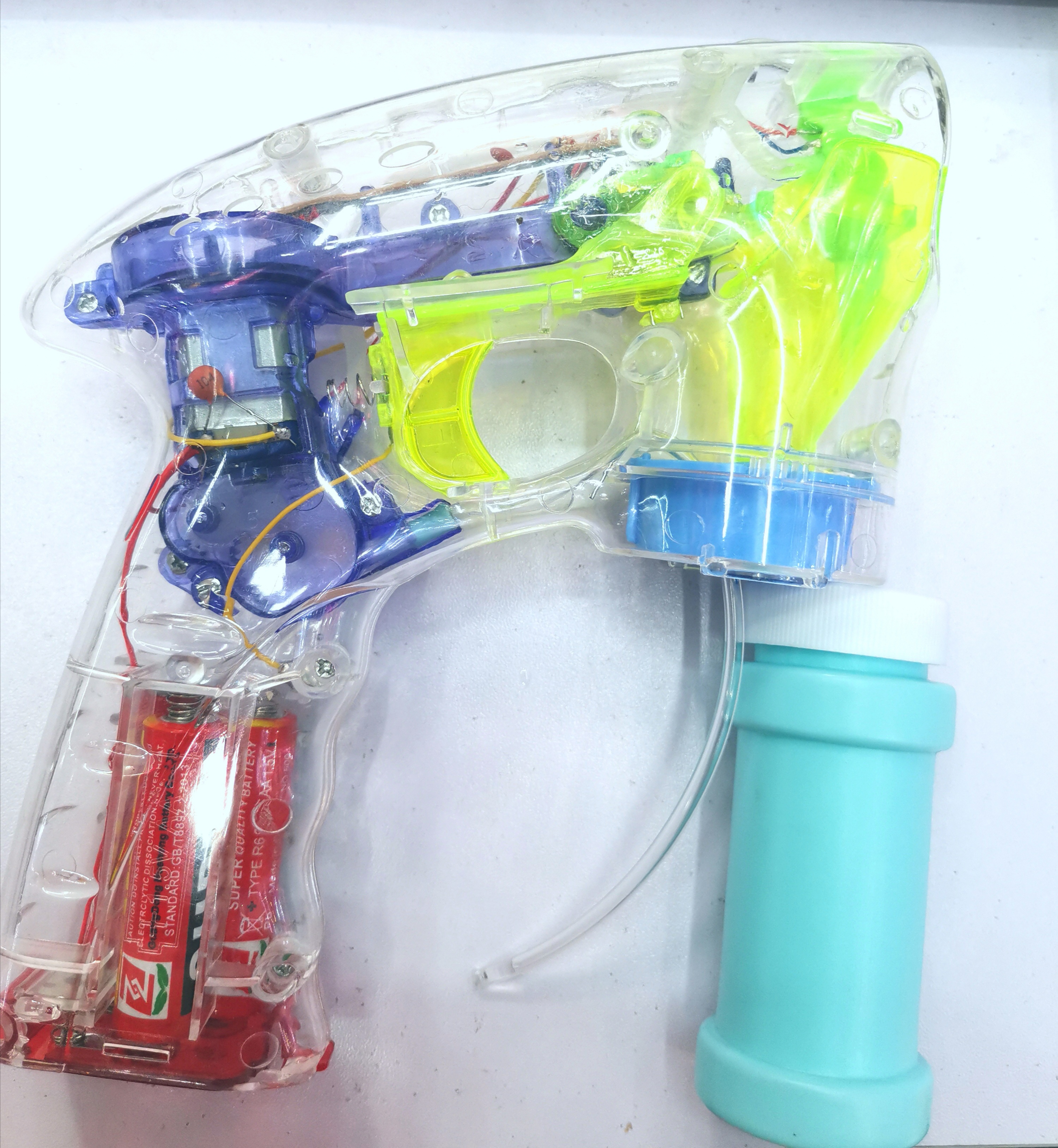 S booth hot style full automatic transparent light music bubble gun electric toys with bubble water square hot sales S booth hot style full automatic transparent light music bubble gun electric toys with bubble water square hot sales