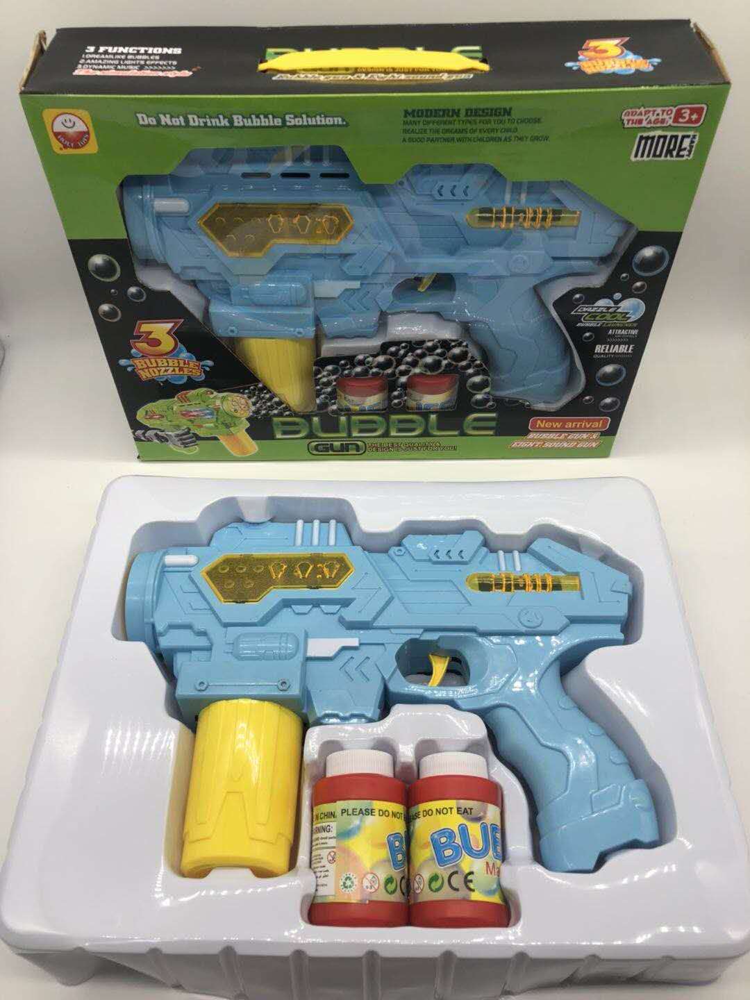 Spot new machine gun sound and light three holes electric bubble gun large bubble gun Spot new machine gun sound and light three holes electric bubble gun large bubble gun