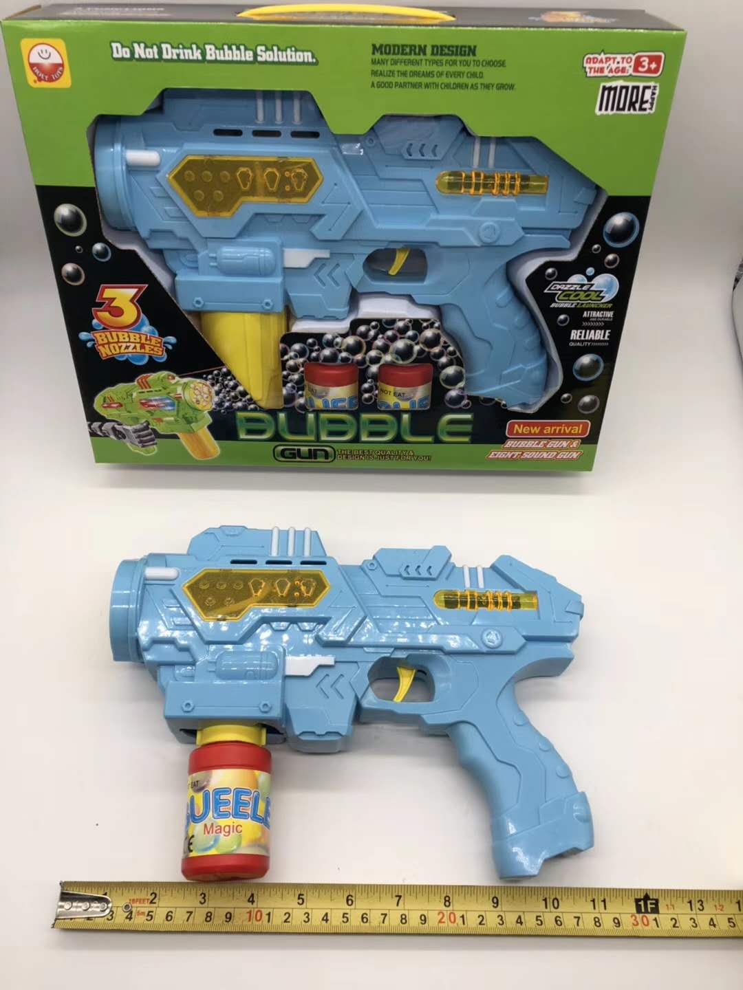 Spot new machine gun sound and light three holes electric bubble gun large bubble gun Spot new machine gun sound and light three holes electric bubble gun large bubble gun