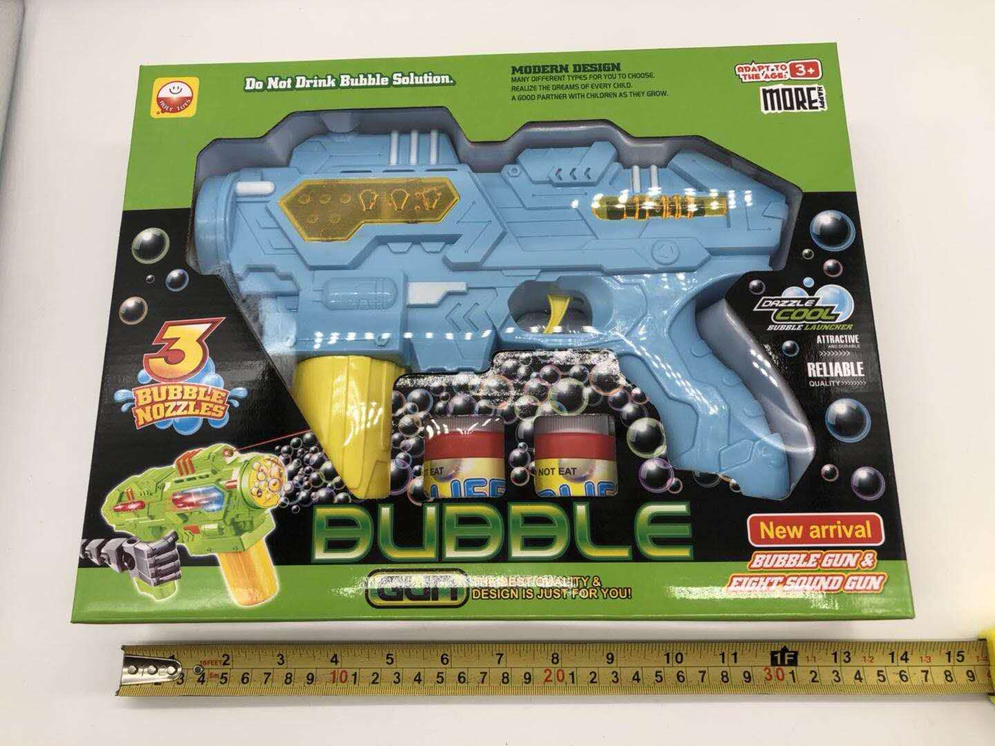 Spot new machine gun sound and light three holes electric bubble gun large bubble gun Spot new machine gun sound and light three holes electric bubble gun large bubble gun