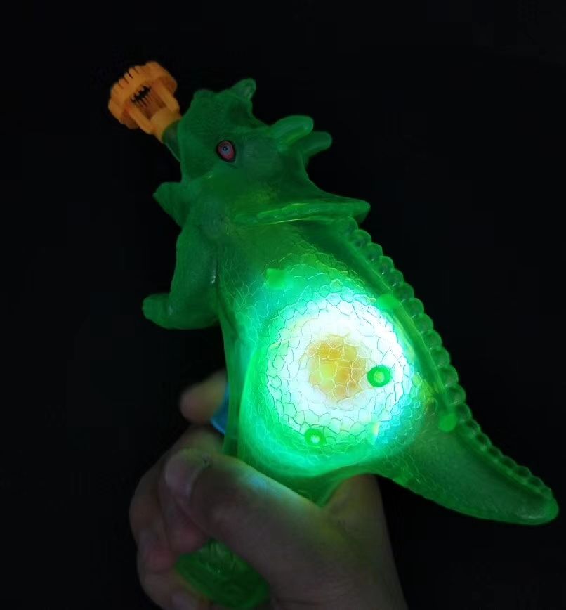 The dinosaur bubble gun is selling like hot cakes The dinosaur bubble gun is selling like hot cakes