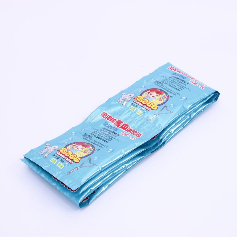Innovative Generation Safety and Environmental Protection Bubble Gun Special Concentrated Solution 10 Ml a Small Bag Packaging