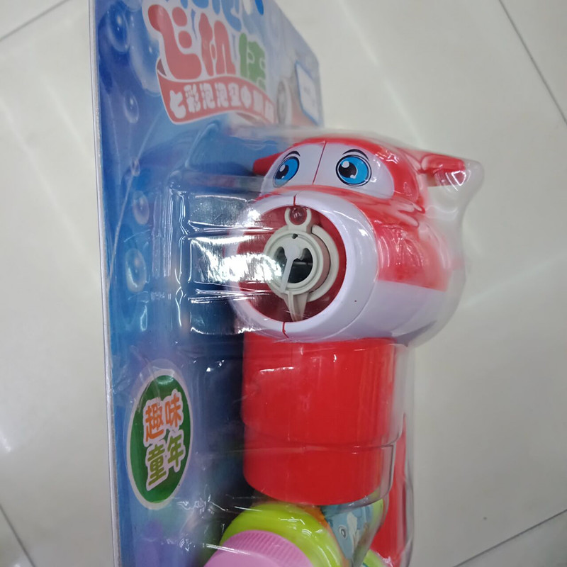Bubble Gun Series Electric Bubble Gun Super Man Aircraft Model