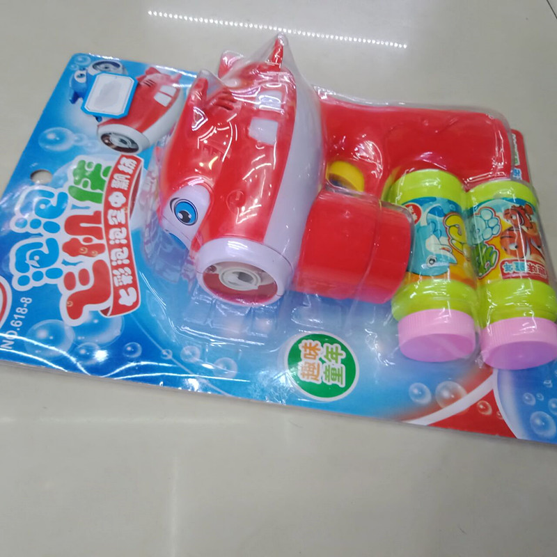 Bubble Gun Series Electric Bubble Gun Super Man Aircraft Model