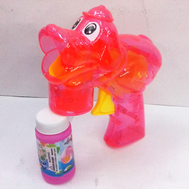 Bag transparent plastic educational toys children&#039;s toys inertia cartoon dog bubble gun
