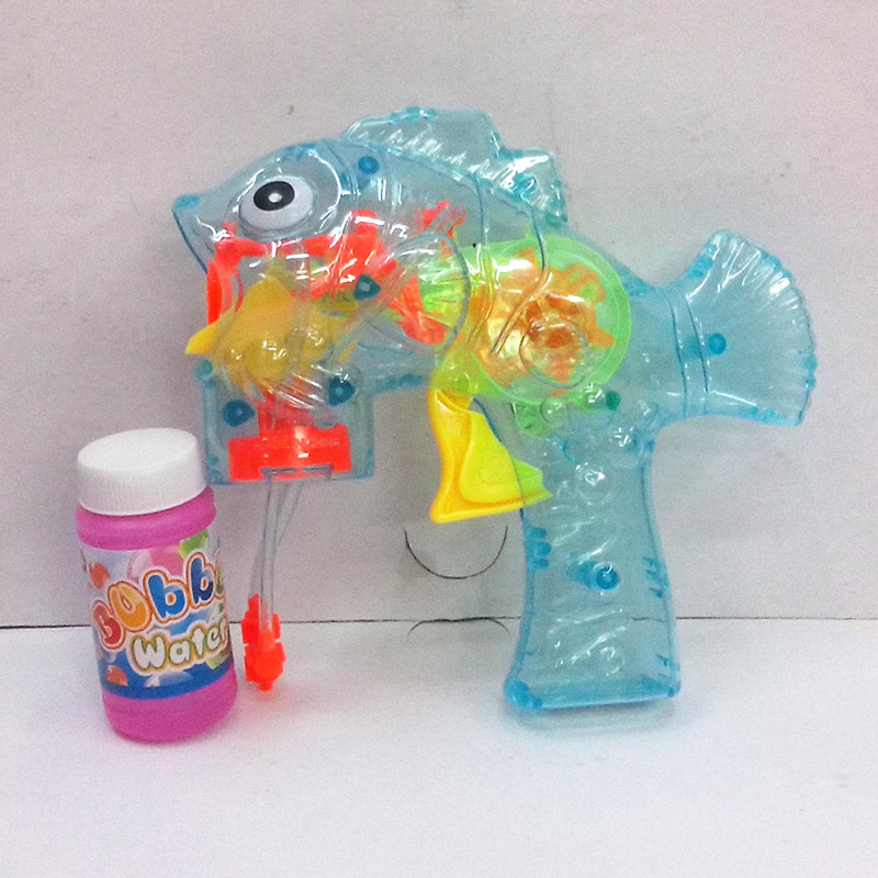 OPP bags of plastic educational toys children&#039;s toys transparent clownfish inertia bubble gun