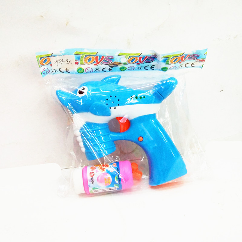 Children summer toys pocket children&#039;s puzzle plastic electric dolphin bubble gun with music toys
