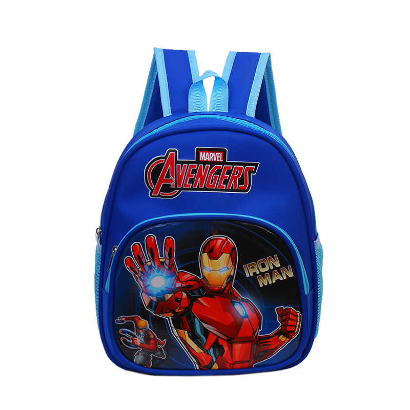 New Ice Princess Spider-Man Korean Kindergarten Boys and Girls 3-6 Years Old First Grade Burden-Free Spine-Protective Backpack