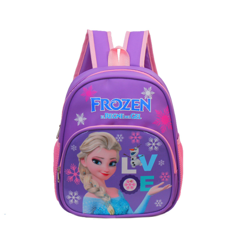 New Ice Princess Spider-Man Korean Kindergarten Boys and Girls 3-6 Years Old First Grade Burden-Free Spine-Protective Backpack