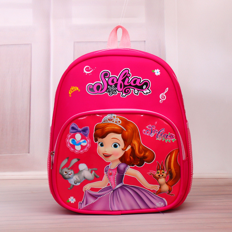 New Ice Princess Spider-Man Korean Kindergarten Boys and Girls 3-6 Years Old First Grade Burden-Free Spine-Protective Backpack