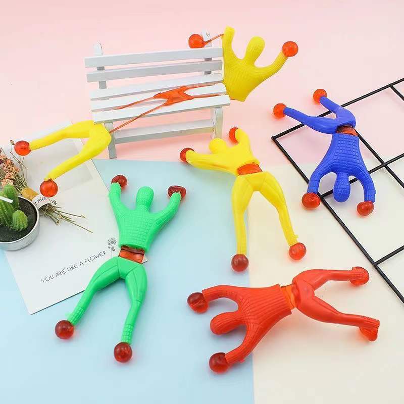 Hot Sale Fun Creative Flip Bucket Wall Climbing Superman Spider-Man Sticky Wall Climbing Toy Stall Supply Wholesale Hot Sale Fun Creative Flip Bucket Wall Climbing Superman Spider-Man Sticky Wall Climbing Toy Stall Supply Wholesale