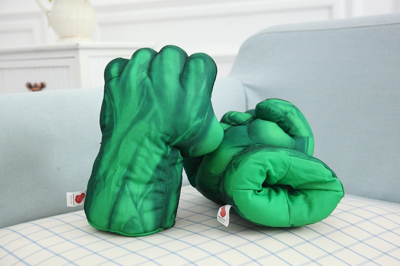 Avengers Cosplay Plush Toy Gloves Spider-Man Iron Man Boxing Gloves Props Children Gifts