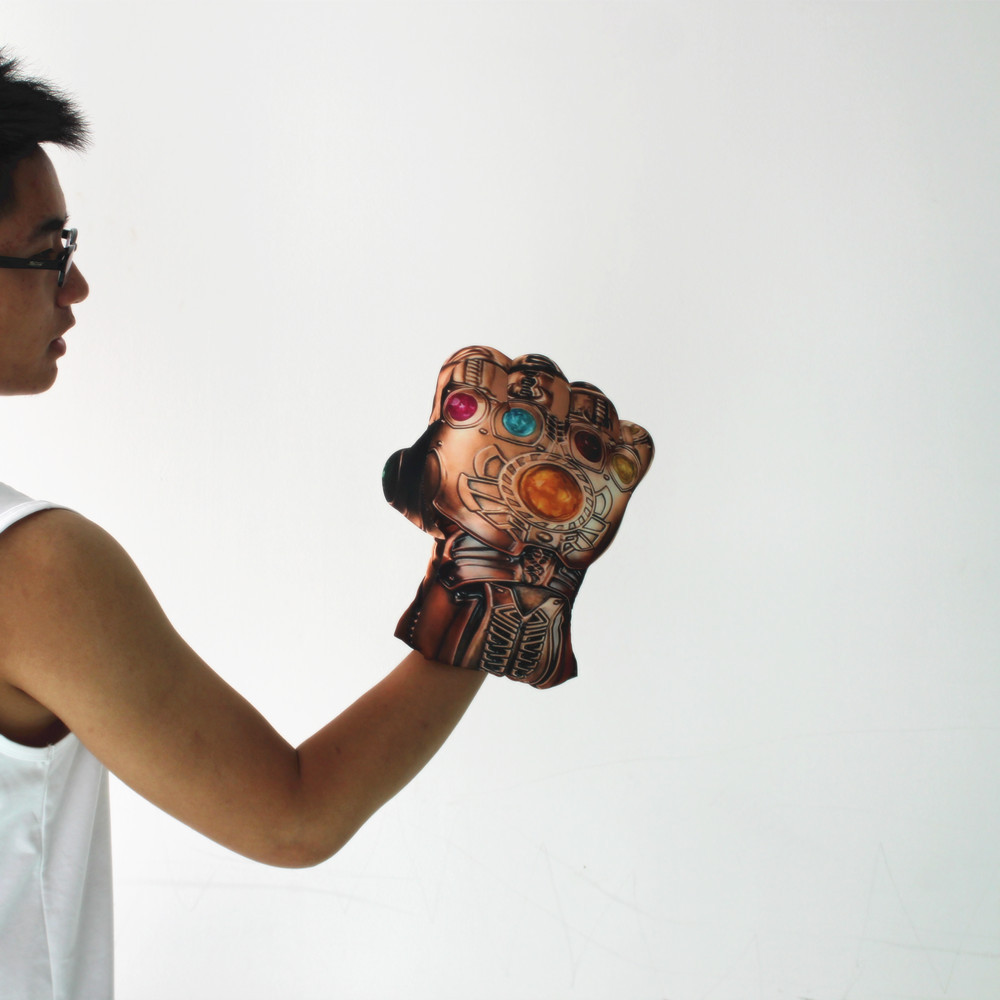 Avengers Cosplay Plush Toy Gloves Spider-Man Iron Man Boxing Gloves Props Children Gifts