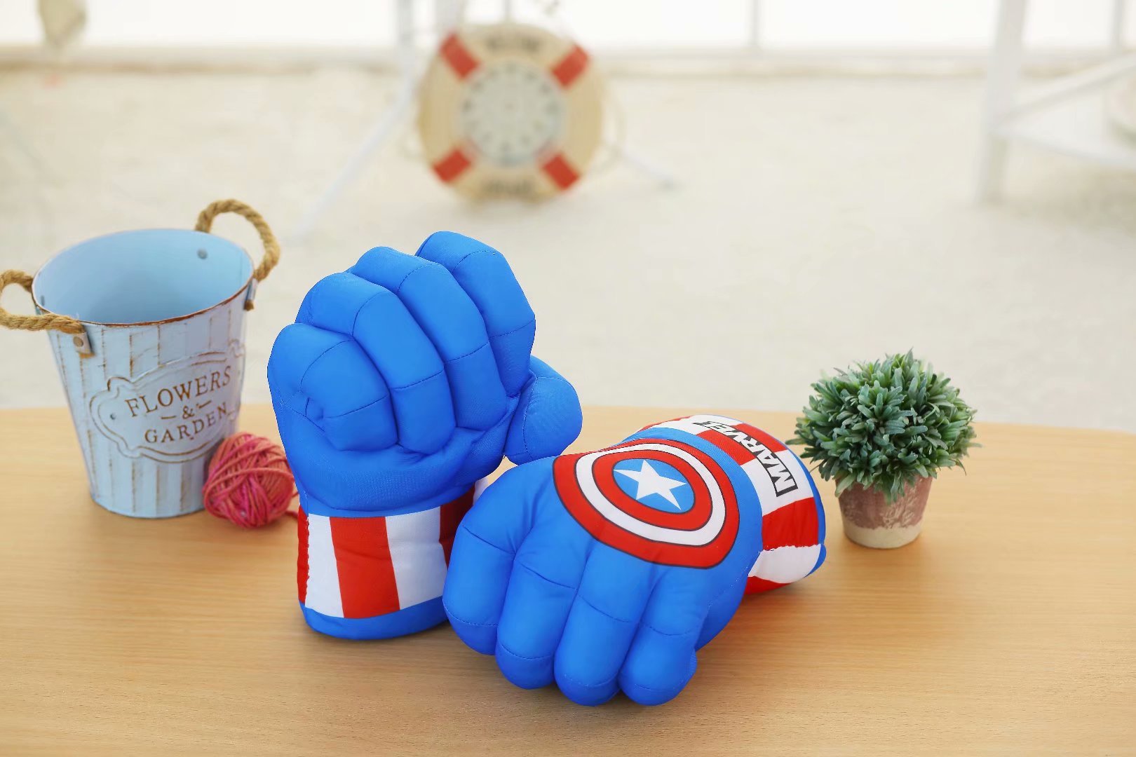 Avengers Cosplay Plush Toy Gloves Spider-Man Iron Man Boxing Gloves Props Children Gifts