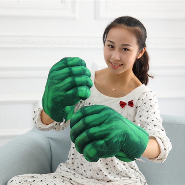 Avengers Cosplay Plush Toy Gloves Spider-Man Iron Man Boxing Gloves Props Children Gifts