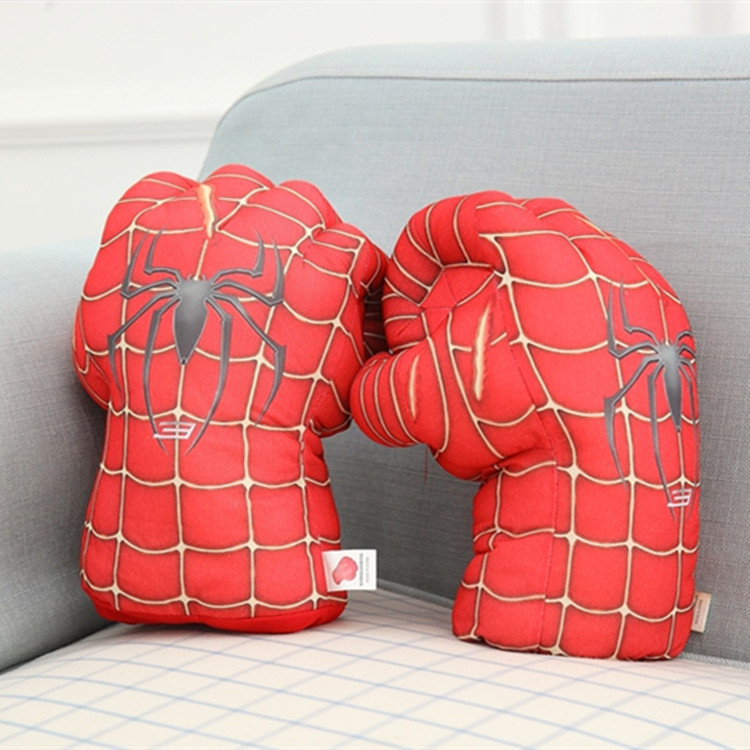 Avengers Cosplay Plush Toy Gloves Spider-Man Iron Man Boxing Gloves Props Children Gifts