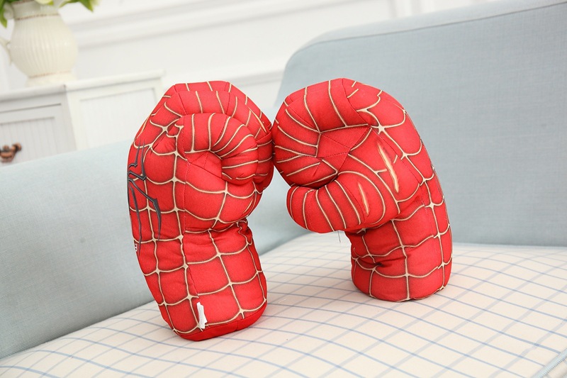 Avengers Cosplay Plush Toy Gloves Spider-Man Iron Man Boxing Gloves Props Children Gifts