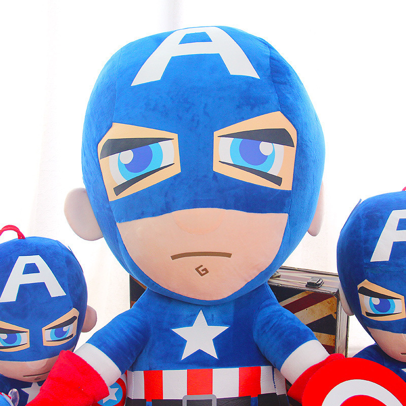 Avengers plush doll spider-man toy captain america ragdoll cartoon anime gift wholesale